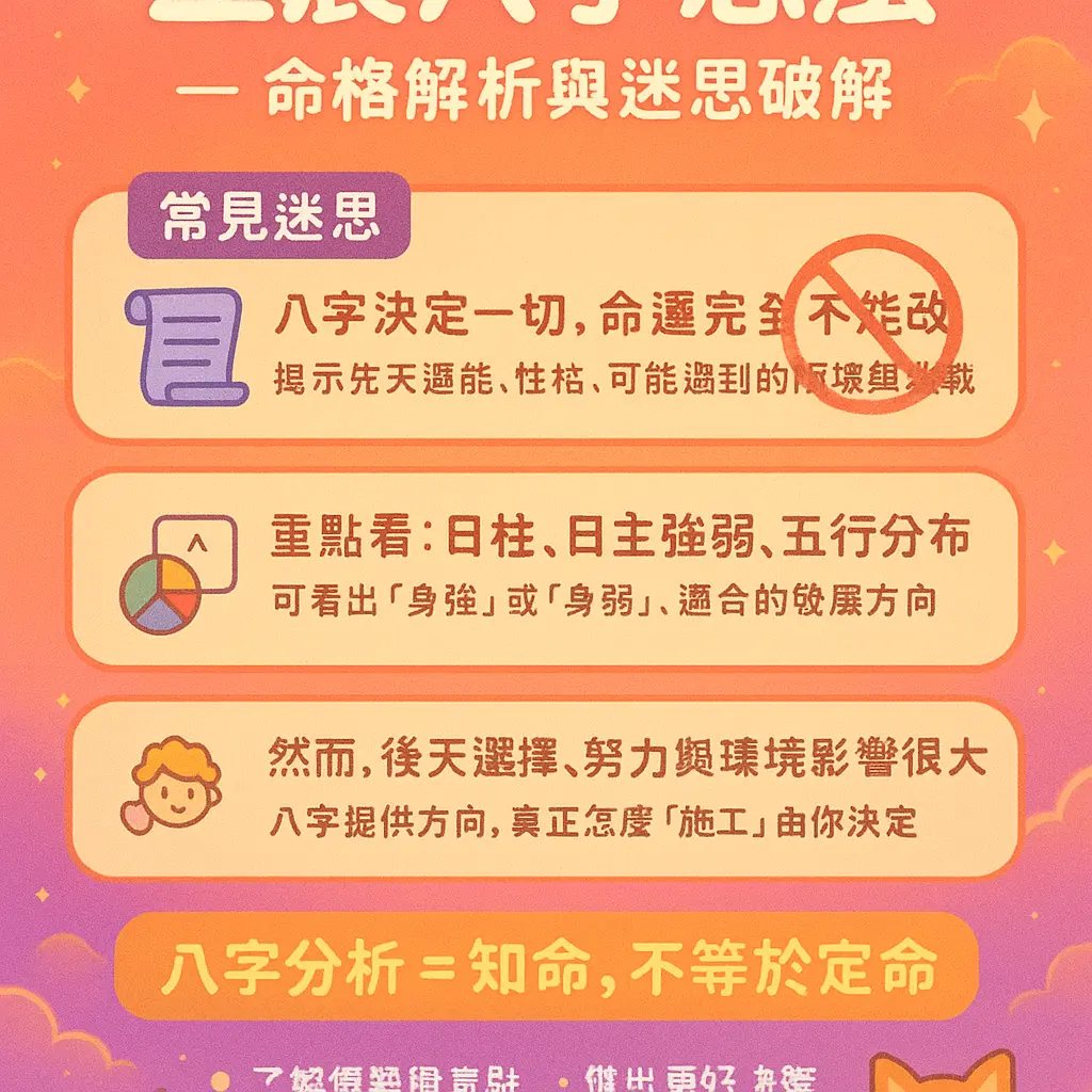 生辰八字怎麼看 - 命格