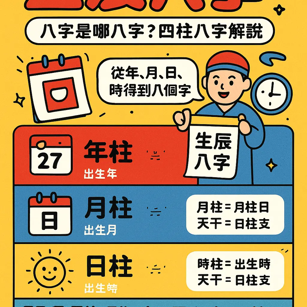 八字哪八字 - 生辰八字