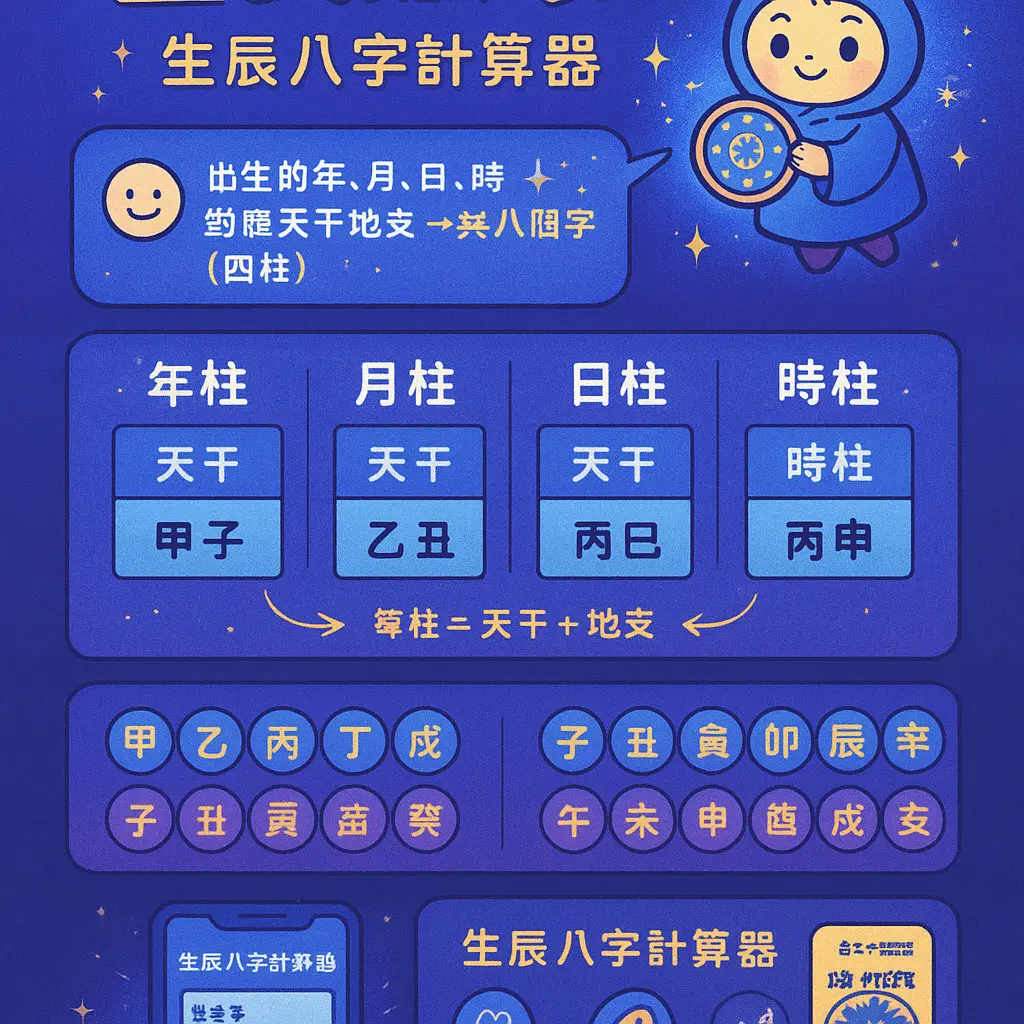 生辰八字计算器 - 生辰八字