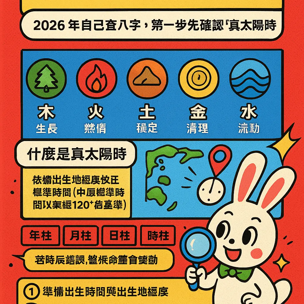 生辰八字查詢 - 五行