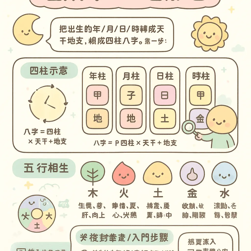 生辰八字怎麼看 - 五行
