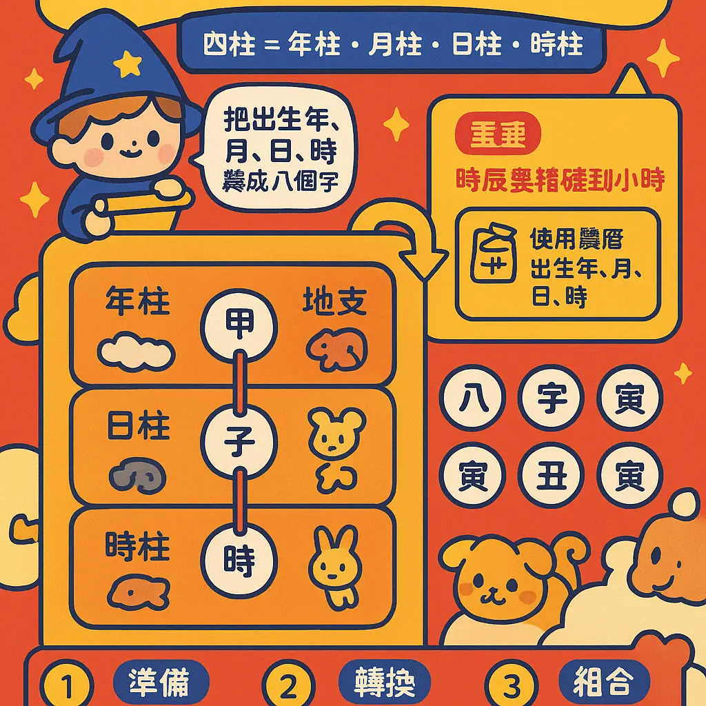 八字哪八字 - 天干地支