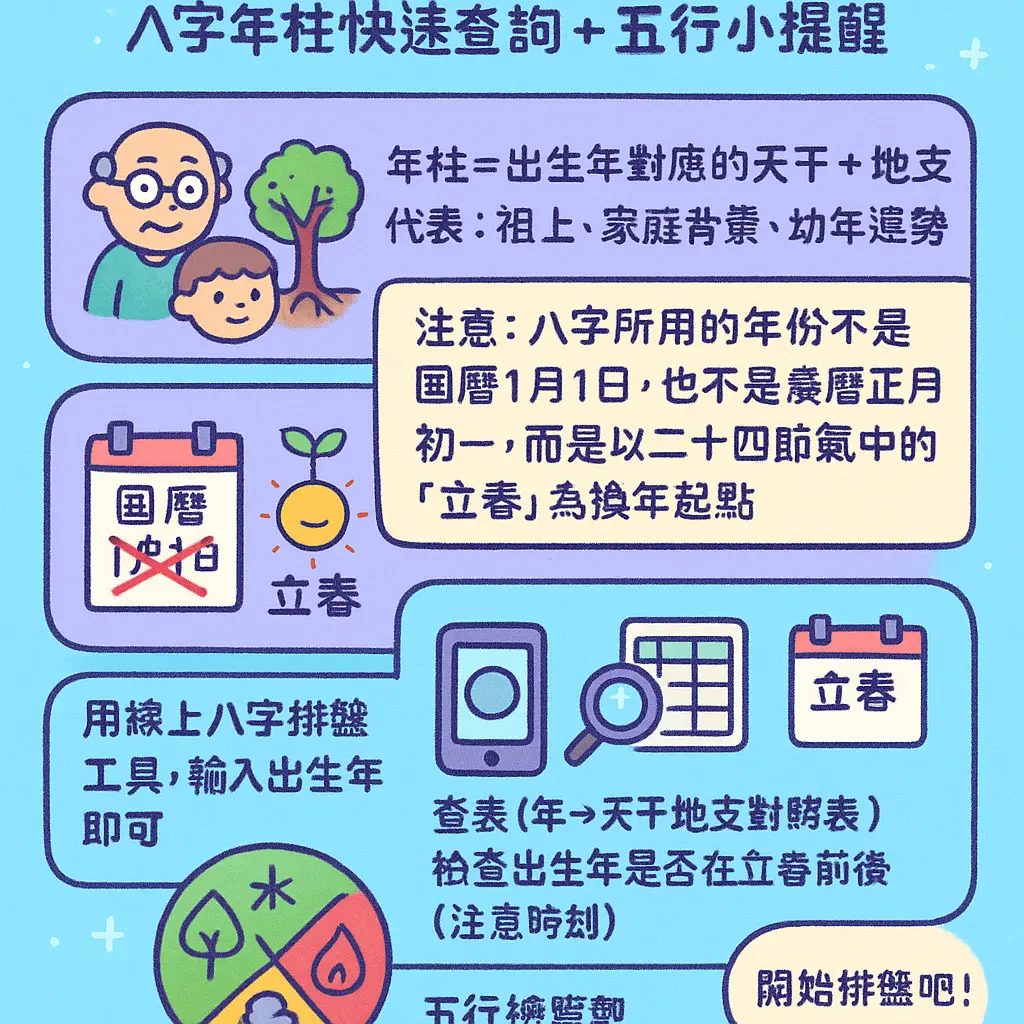 八字哪八字 - 五行