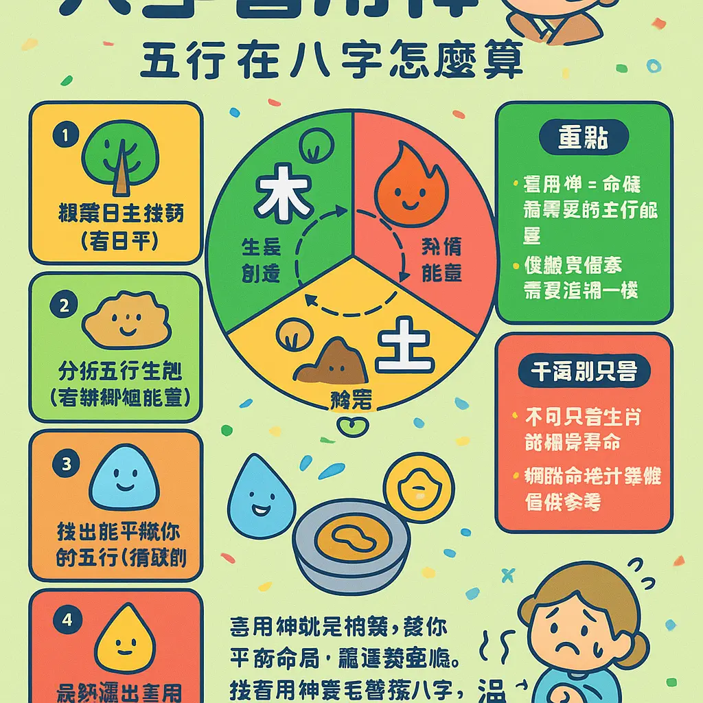 八字怎麼算 - 五行