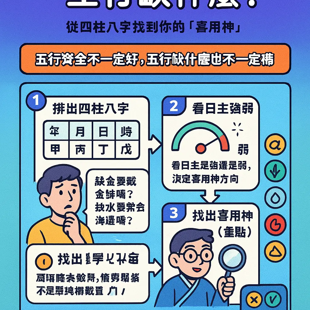 生辰八字怎麼看 - 八字排盤